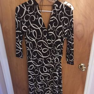 Maggy London Faux Wrap Dress
